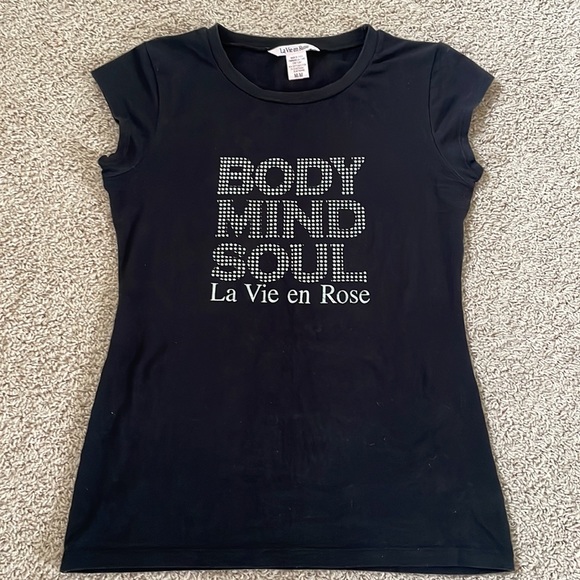 🖤La Vie en Rose T-shirt Size Medium - Picture 1 of 7